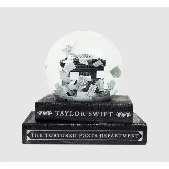 Taylor Swift Snow Globe The Tortured Poets Department TTPD New In Box Ships ASAP - Picture 2 of 16